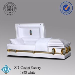 Метални ковчег 1848 бяло